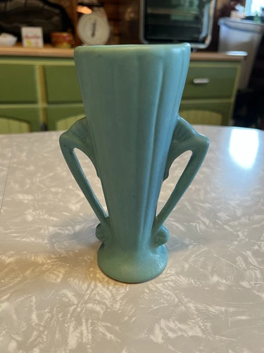 Vintage Van Briggle Colorado Springs, Colo  2 Handled Vase Signed