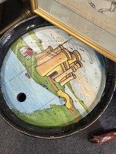 Vintage bargeware barge ware canal sign writer barrel