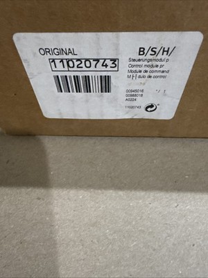 Bosch 11020743 Control Module Programmed Genuine OEM Part