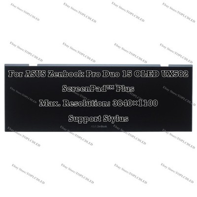 ASUS Zenbook Pro Duo 15 OLED UX582 BildschirmPad Plus IPS-leve Support Stylus