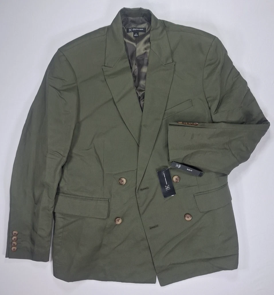 Linen Double-Breasted Suits & Blazers for Men for sale | eBay