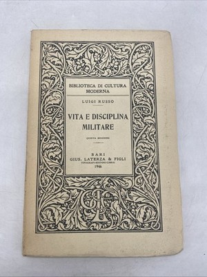 LUIGI RUSSO - MILITÄRISCHES LEBEN UND DISZIPLIN - LATERZA 1946