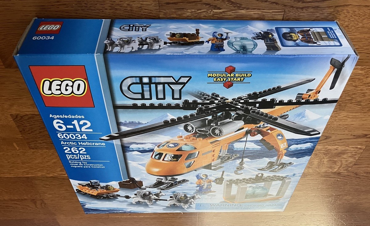 LEGO City: Arctic Helicrane (60034) - New in Sealed Box