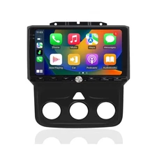 Car Radio Stereo for Dodge Ram 2013-2018 Manual A/C Replacement Carplay Andro...
