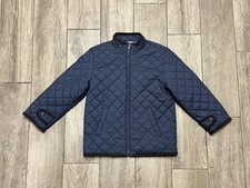 Polo Ralph Lauren Jacket Kids 6 Blue Quilted Full Zip Insulated Coat Warm Casual
