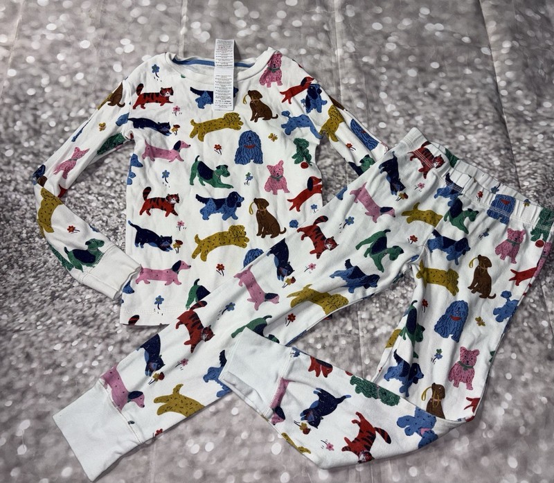 Mini Boden Pajamas Playful Pups Size 7