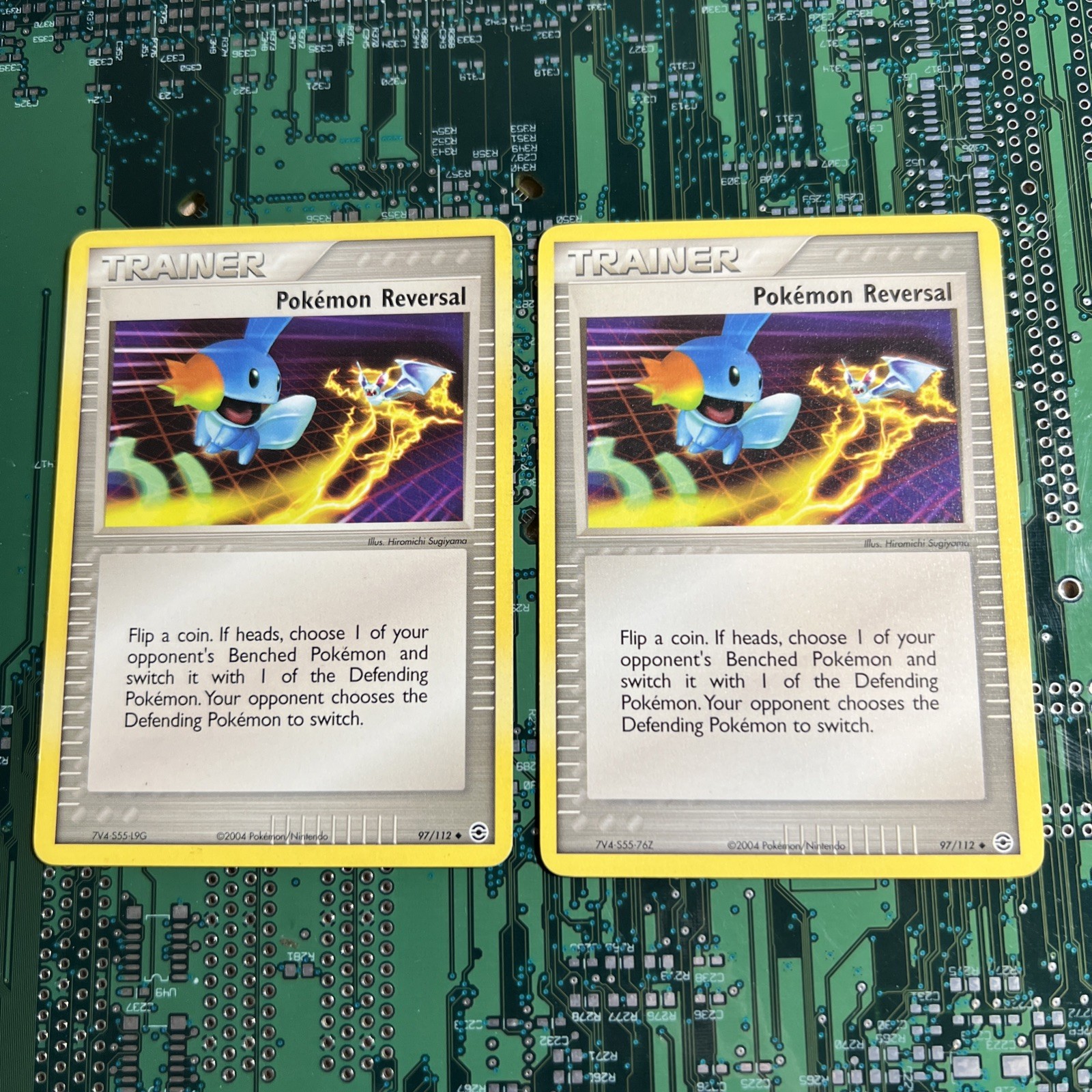 Pokemon Reversal - 97/112 Ex Fire Red & Leaf Green Pokemon Card Trainer 2