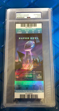 BRANDON GRAHAM Eagles Autographed 2018 Super Bowl 52 LII Ticket, PSA Authentic