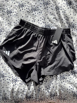 Adidas Adizero Essentials Herren Split Laufshorts schwarz leicht gefüttert Run