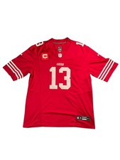 49ers Jersey Brock Purdy Dri-fit Authentic Style Quality Captain Patch Size XL