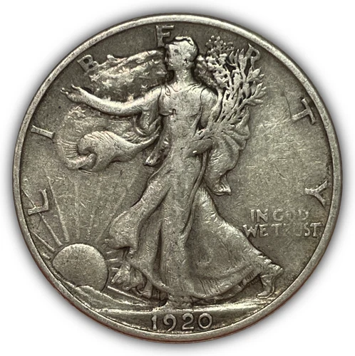 1920-S Walking Liberty Half Dollar Extremely Fine XF Coin #27984