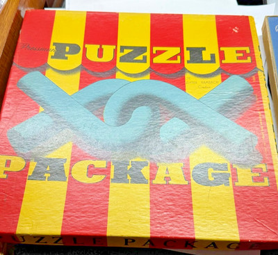 2146 - Pressman Puzzle Package #5975 (6 Puzzles)W/Instructions Circa 1940's!