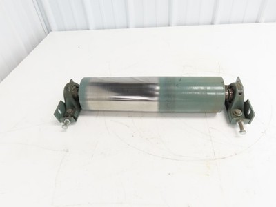 Hytrol 4''x 15.5'' Crowned Tail Pulley for 24'' Conveyor 21''BF 1'' Shaft w/Bearings