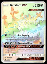 Pokemon Cards Guzzlord GX 116/111 Crimson Invasion Rare Rainbow MP