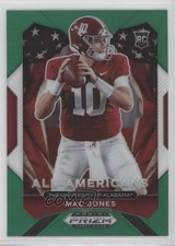 2021 Panini Prizm Draft Picks All-American Green Prizm Mac Jones #183 3zh