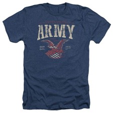 Army Arch Licensed Adult Unisex T-Shirt Heather Tee SM-2X
