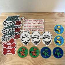 Nike Sb Sticker Lot Grateful Dead Dog Walker Cheech Chong 420 Dunk Low Mid