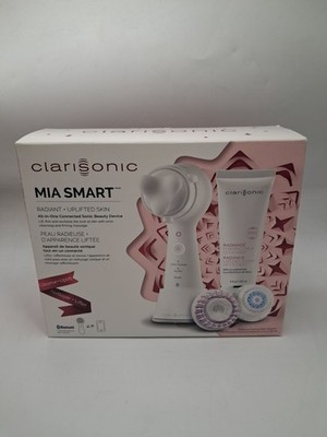 Clarisonic Mia Smart Cleanse Radiant+Uplift Skin Gift Set- NEW OPEN BOX (PHOTOS)