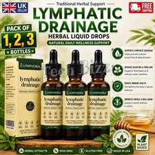 Lymphoria Lymphatic Drainage Drops 59ml Herbal Lymph Cleanse Daily Wellness UK