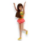 Vintage Skipper Doll Bend Leg Barbie #1030 Fluff Swimsuit #1143 Brunette Mattel