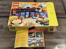 LEGO SpongeBob SquarePants Krusty Krab Adventures 3833 Complete W/box & Minifigs