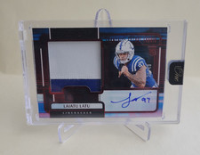 2024 PANINI ONE LAIATU LATU RED AUTO PATCH RC FRANCHISE FUTURE Ser #26/49 