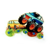 "Hess 30297 Kinder-Garderobe \"Monstertruck\" 5 Haken 38 Cm Erzgebirge"