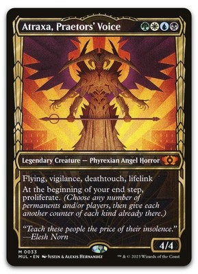 Atraxa, Praetors' Voice #33 (NM) March of the Machine MUL Magic