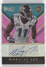2014 Panini Select Rookie Auto Fuchsia Prizm /75 Marqise Lee #RA-ML Auto 0f5t