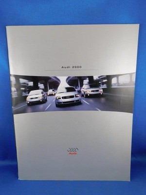 AUDI 2000 CAR SALES DEALER BROCHURE ADVERTISING OPTIONS VINTAGE