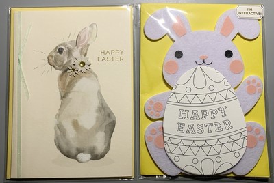 Brand New Papyrus Lot Of 2 Happy Easter Cards