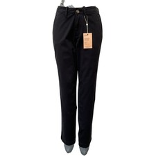 NWT Quince Organic Cotton Stretch Pants Women's Size 25 Black