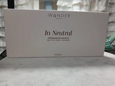 WANDER BEAUTY In Neutral Eyeshadow Palette  0.25 oz | Silky-Smooth sealed nib