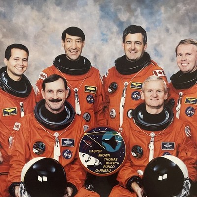 NASA STS-77 Crew Portrait Photo 8x10 Space Shuttle Endeavor Spacehab 1996