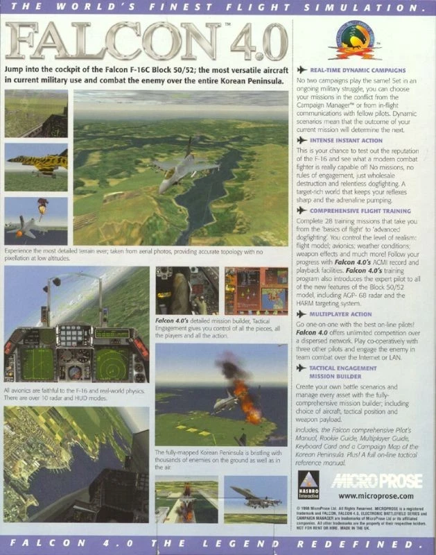Falcon Gold PC Game 3.0 4.0 MiG-29 Hornet Spectrum Holobyte Windows 10 11 - Image 4 of 4