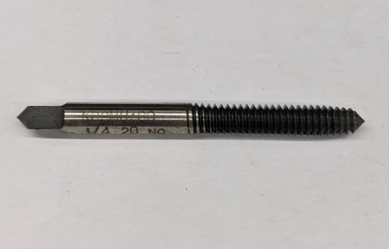 Kromhard 1/4"-20 NC Fluteless Plug Tap Thread Roll Form Forming HSS GH6 UK