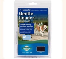 PetSafe  Gentle Leader  Dog Headcollar Size Small Up To 25lbs Black   Safe New