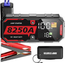 Heavy Duty Truck Battery Booster Pack Jump Starter Box Portable 8250amps Power Heavy Duty Truck Battery Booster Pack Jump Starter Box Portable 8250amps Power