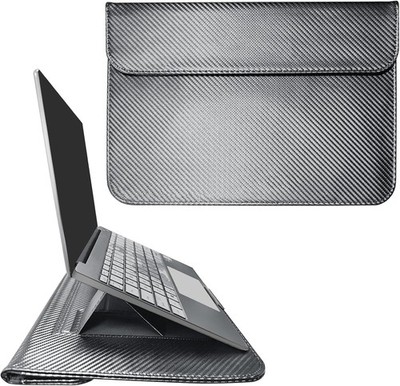 Faraday Bag for Laptops & Tablets, 14 Inch Laptop Sleeve Case with Stand, Grey
