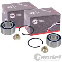 2X A.B.S. Radlager Satz Vorne Beidseitig Passend FüR Honda Civic CRX HR-V Integr