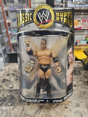 WWE WWF THE ROCK CLASSIC SUPERSTARS SERIES 19 JAKKS WRESTLING TOY ACTION FIGURE