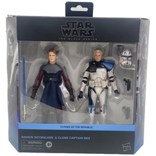 Star Wars Black Series Anakin Skywalker & Clone Captain Rex Figure 2-Pack 2025