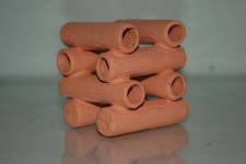 Aquarium Céramique Éleveur Empilés Tubes 8 x 8 CM Pour Loches et Petit Poisson