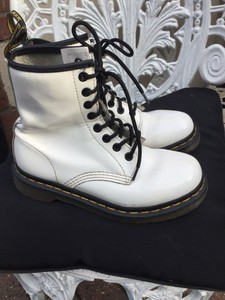 white patent doc martens