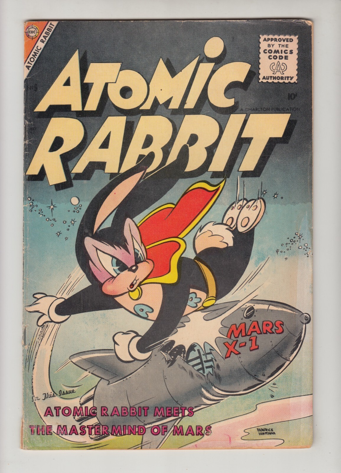 Atomic Rabbit #9 Vg 4.0 Charlton Comics 1957