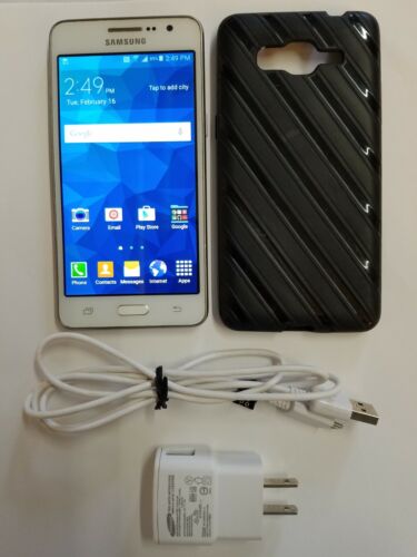 Cricket Wireless Prepaid Samsung Galaxy Grand Prime SM-G530AZ Smart Phone - Picture 1 of 8