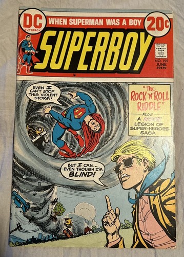 Superboy #195 Key 1. Auftritt von Wildfire (1973) DC Comics!