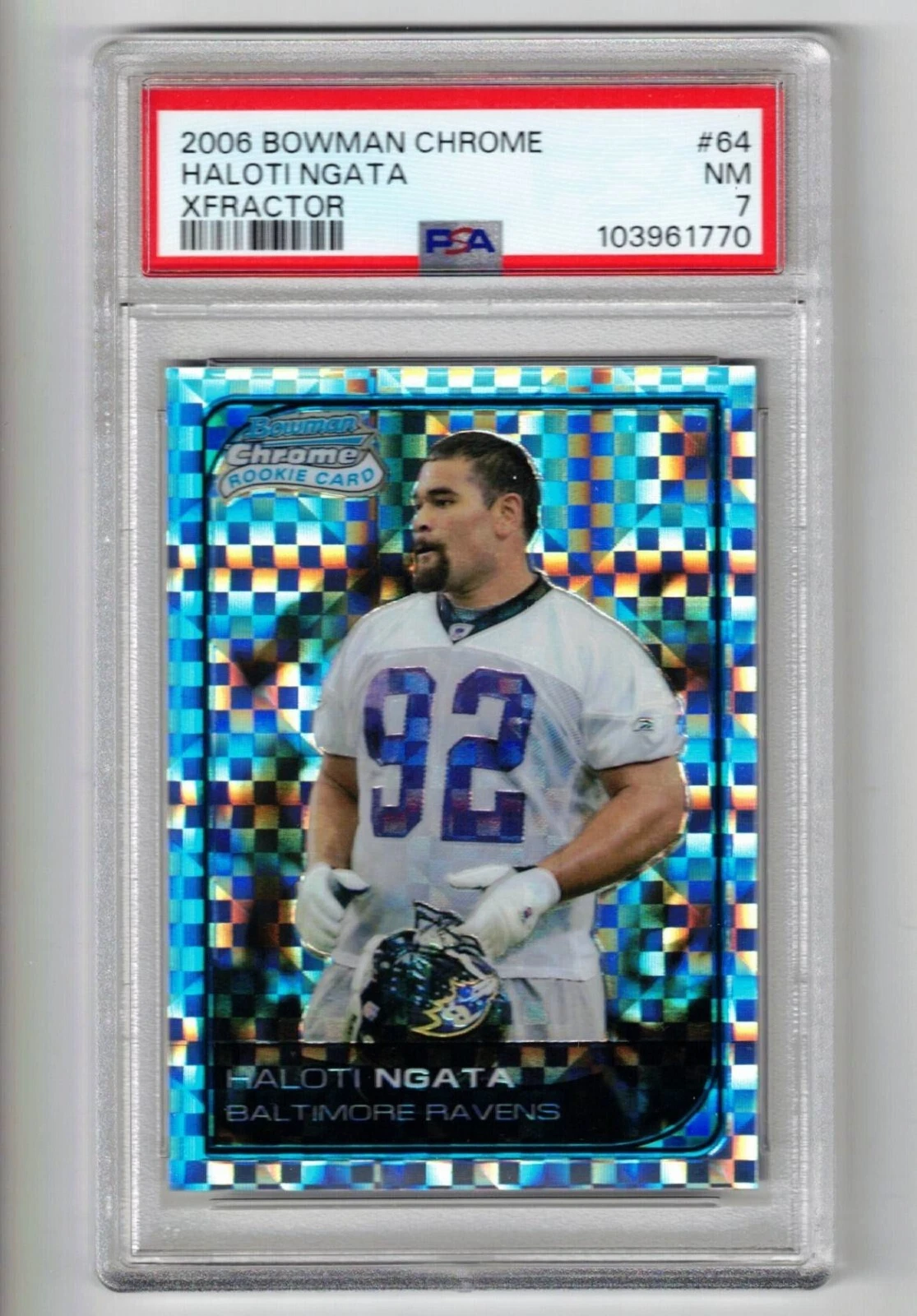 Haloti Ngata Bowman Chrome #64 Xfractor