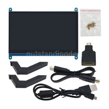 7 Inch HDMI Display USB Capacitive Touch Screen IPS Full Viewing Angle 1024x600
