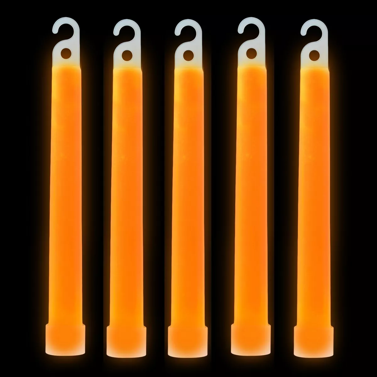 Orange 6 Premium Glow Sticks